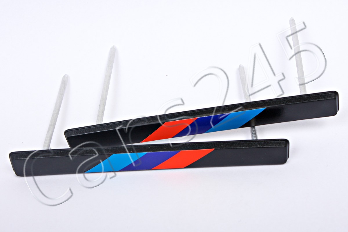 Genuine Backrest M Front Seat Badges Fits BMW 3 5 6 Series E24 E28 E30