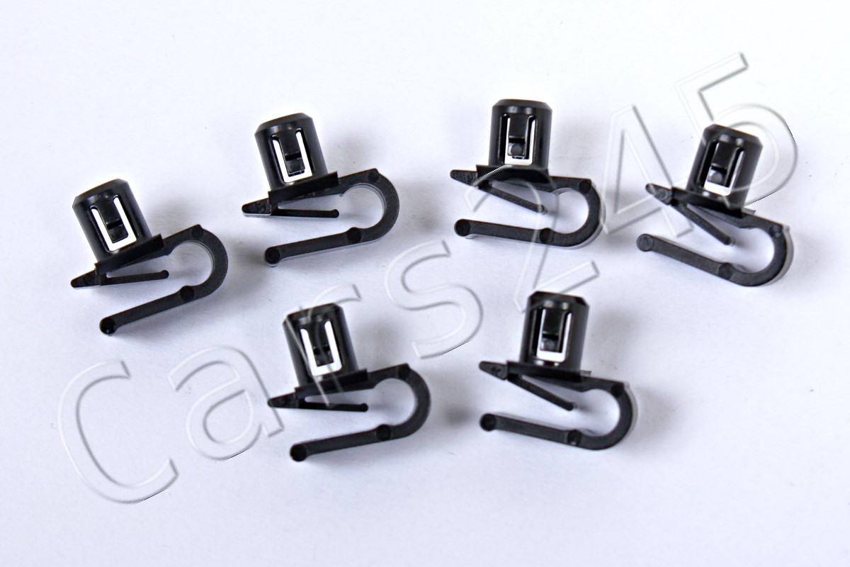 Mercedes Bumper Grille Fastener Clips - Set Of 20 OEM Black Plastic Clips - Part #0029885181 Mercedes Bumper Clips
