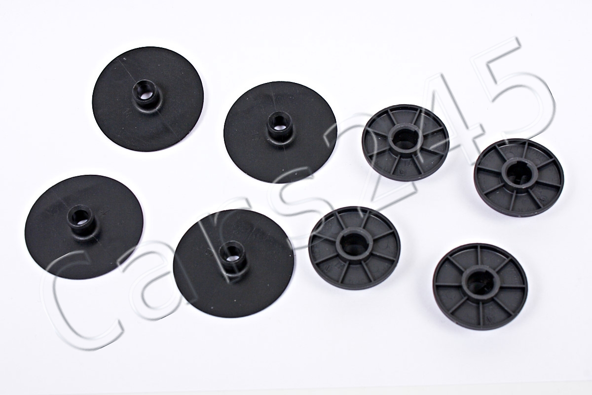 Genuine VW SKODA SEAT AUDI Floor Mat Fastener 4pcs Clips Carpet Covers