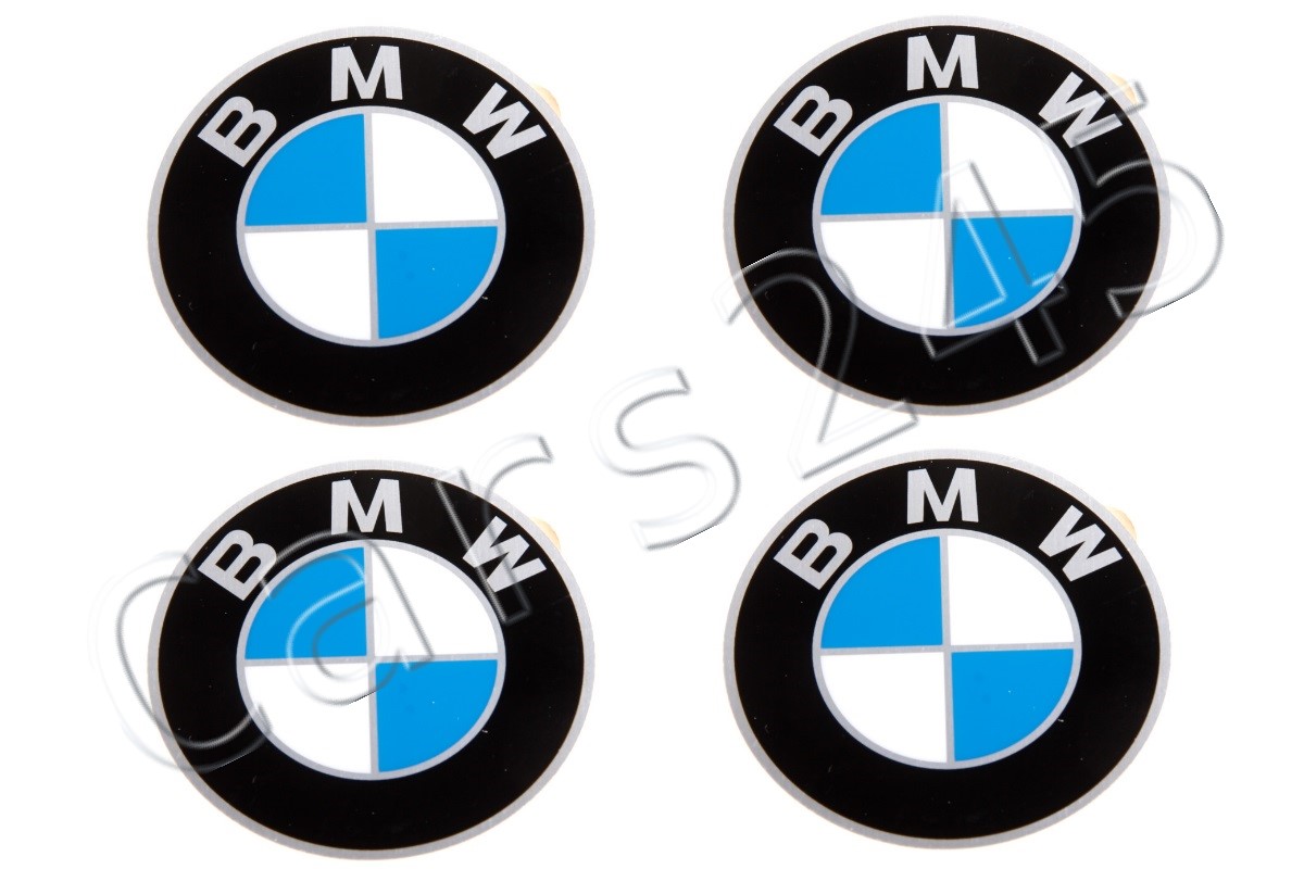 Genuine BMW E12 E3 E9 Wheel Center Hub Emblem Badges 4pcs 60mm OEM ...