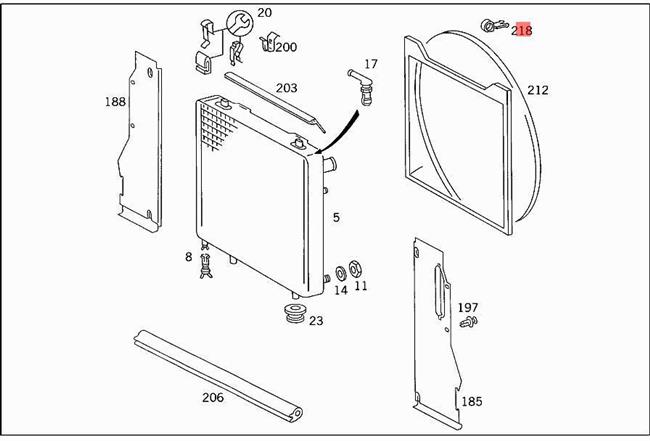 Genuine Mercedes Lock – Fits A124 C124 R129 S124 W124 W126 W201 W463 – Part A2015050073