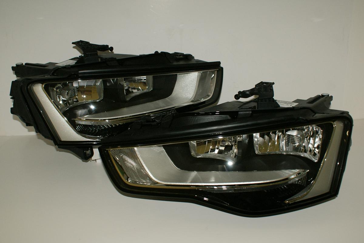 Audi A5 (8T3) Facelift Halogen Headlights Front Lamps Left+Right Pair