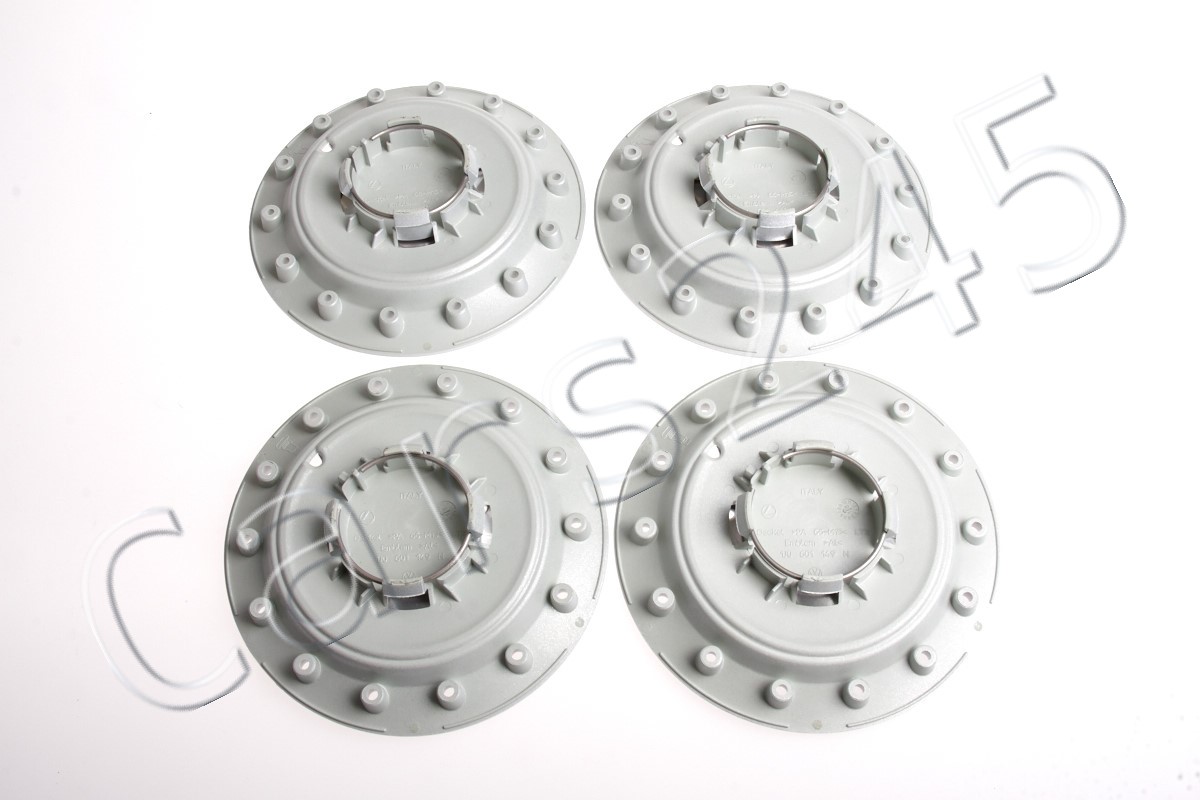 Genuine Wheel Center Hub Caps 4pcs Brilliant Chrome For VW Golf Jetta