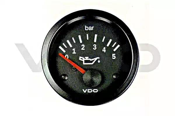 VDO Cockpit International Engine oil pressure 10 Bar 52 mm 2 1//16/' 12V black
