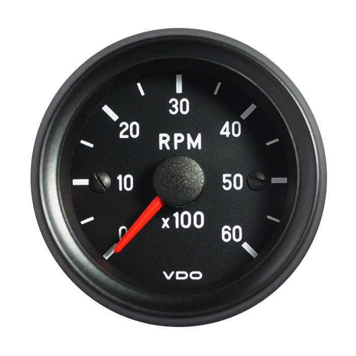 VDO Cockpit International Tachometer Gauge 6000 RPM 52mm 2