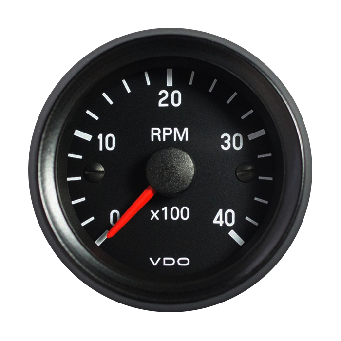 VDO Cockpit International Tachometer Gauge 4000 RPM 52mm 2