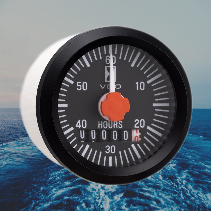 VDO Cockpit International Hour Meter Counter Gauge 52mm 2" 12V 331810