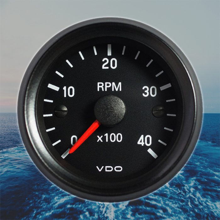 VDO RevCounter Tachometer Gauge 4000 RPM 52mm 2" 12V 333035029G eBay